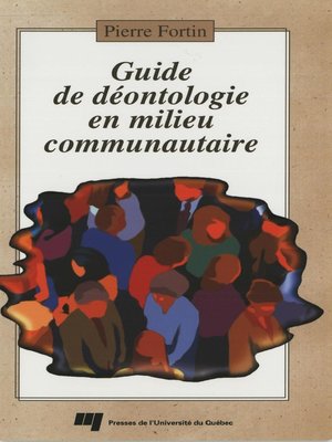 cover image of Guide de déontologie en milieu communautaire